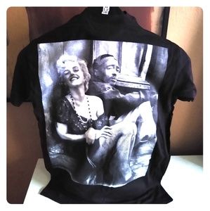 SOLD 🚫 Brand NEW Marilyn Monroe + Tupac Together T-Shirt